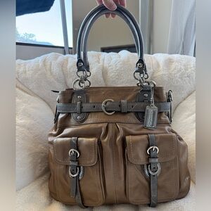 Coach Limited Edition Legacy Metallic Bronze XL Tote Bag